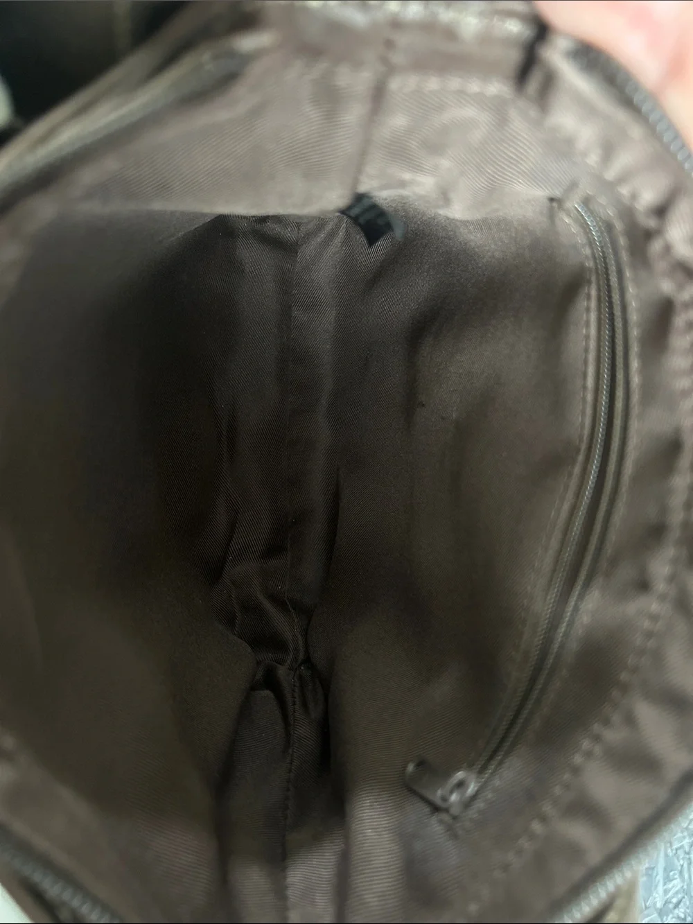 Fossil Travelers Built In Wallet Chocolate Brown Leather  Crossbody Everyday
